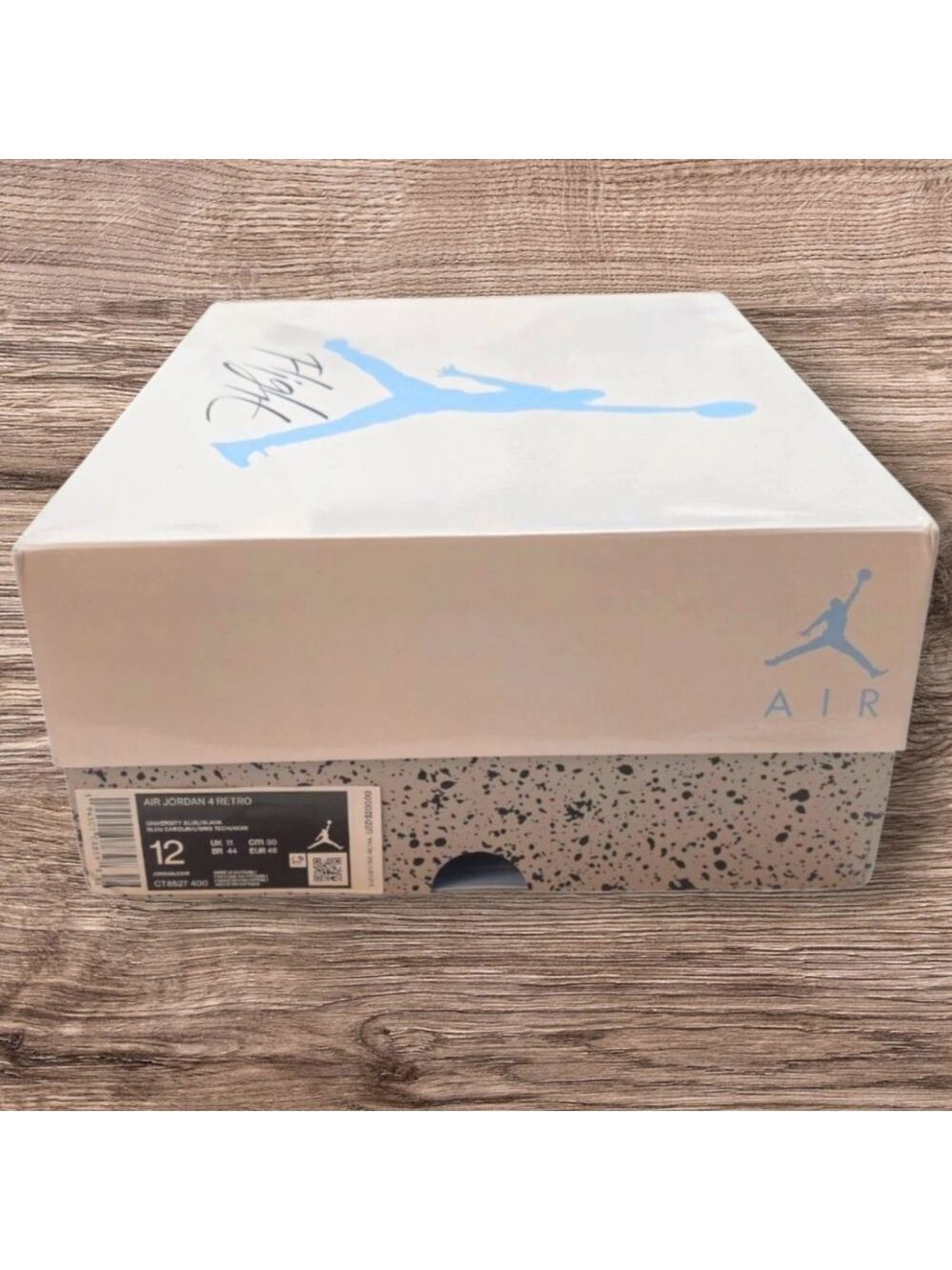 Air Jordan 4 Retro University Blue UNC Size 12 - Picture 7 of 7